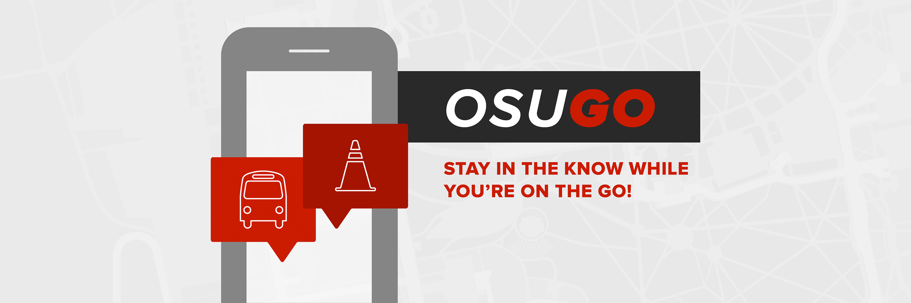 OSUGO text next to a mobile device graphic