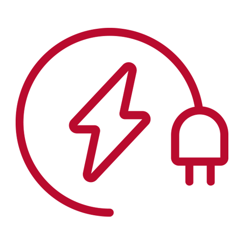 Electric vehicle charging station icon