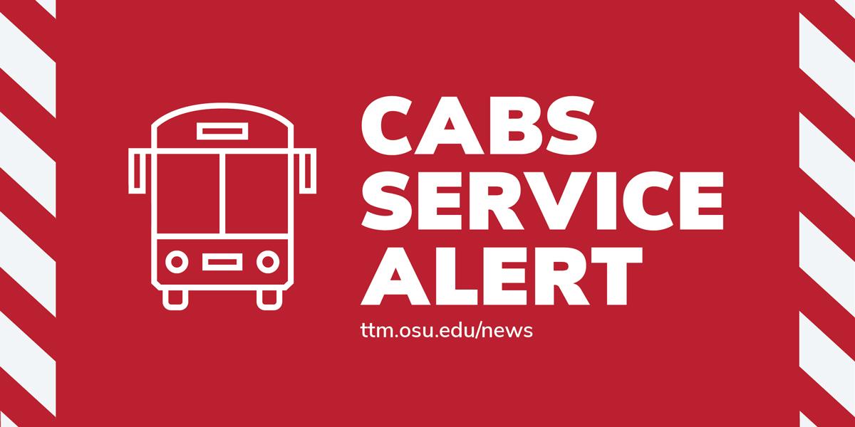 cabs service alert