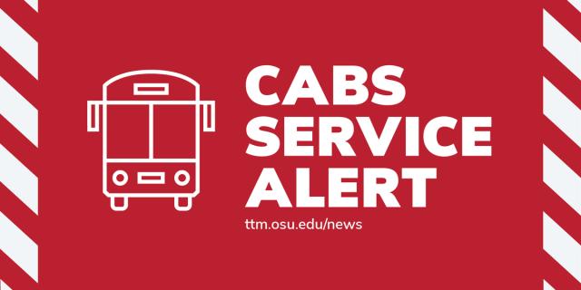 cabs service alert