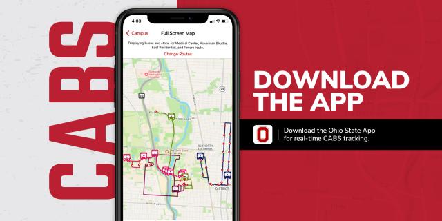 Download the Ohio State app for real-time bus tracking