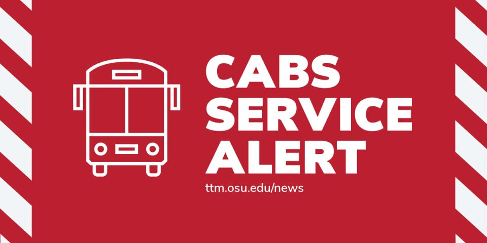 cabs service alert