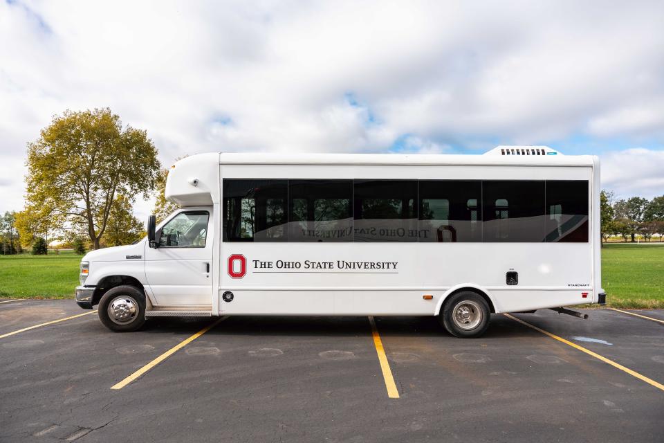 The Ohio State University 20 passenger shuttlebus