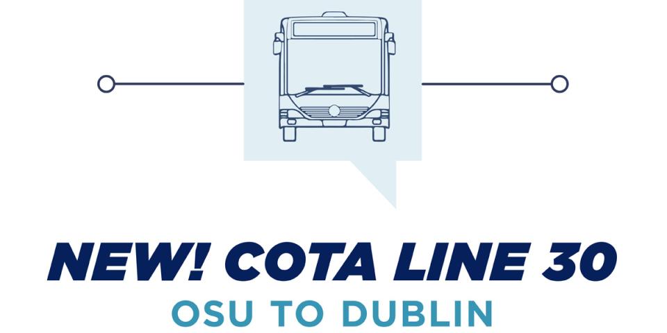 cota bus with text for cota line 30